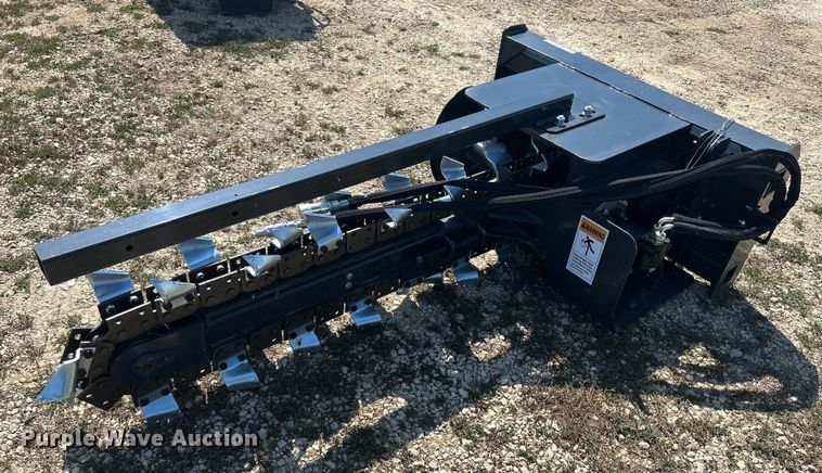 image for item MC9986 2023 Wolverine TCR-12-48H  skid steer trencher