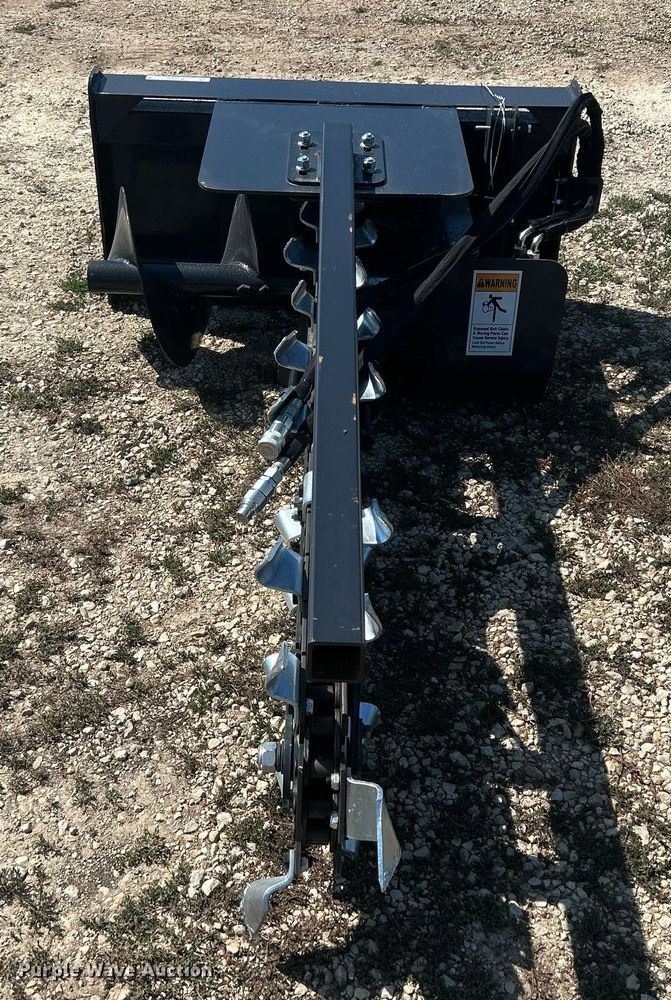 image for item MC9986 2023 Wolverine TCR-12-48H  skid steer trencher