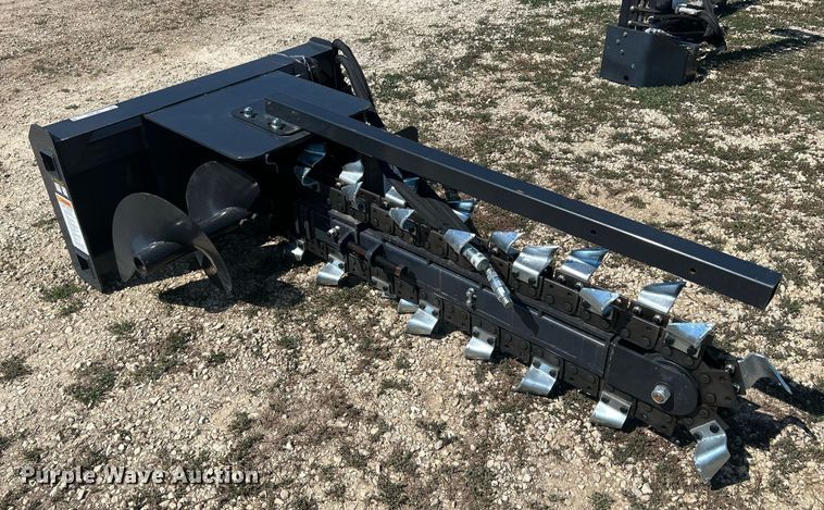 image for item MC9986 2023 Wolverine TCR-12-48H  skid steer trencher