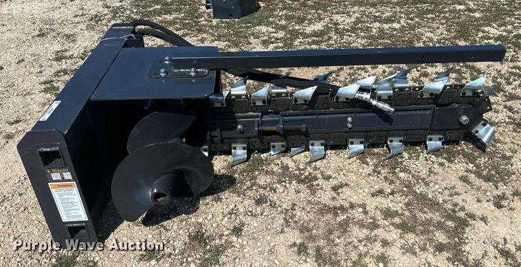 image for item MC9986 2023 Wolverine TCR-12-48H  skid steer trencher