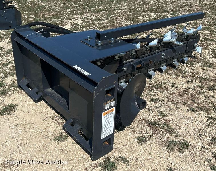 image for item MC9986 2023 Wolverine TCR-12-48H  skid steer trencher