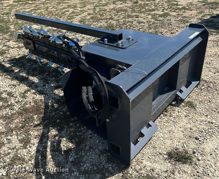 image for item MC9986 2023 Wolverine TCR-12-48H  skid steer trencher