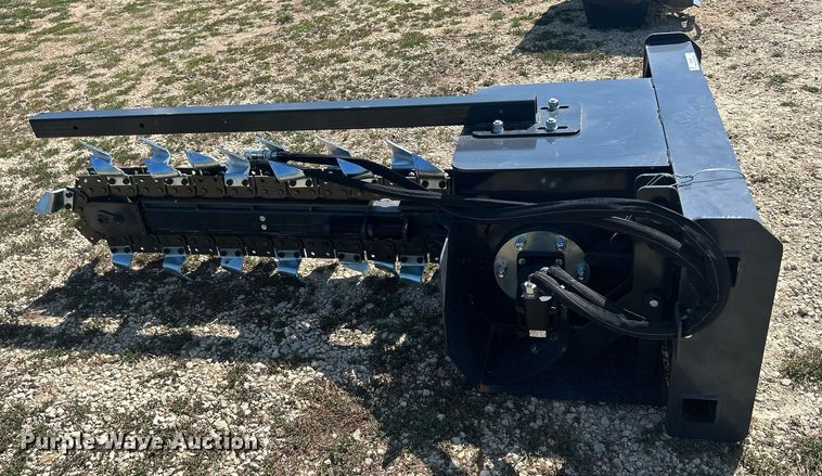 image for item MC9986 2023 Wolverine TCR-12-48H  skid steer trencher
