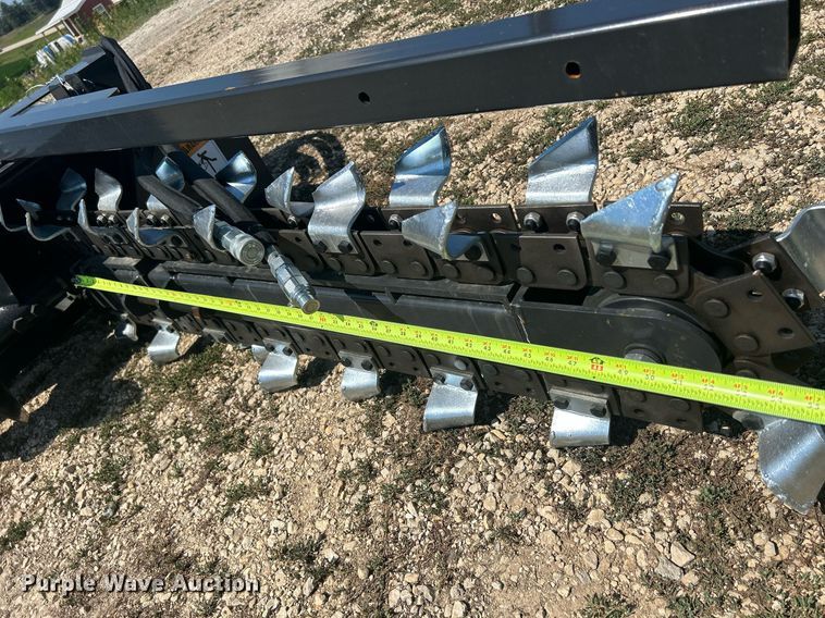 image for item MC9986 2023 Wolverine TCR-12-48H  skid steer trencher