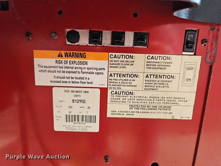 image for item MD9901 (2) Wheel balancers