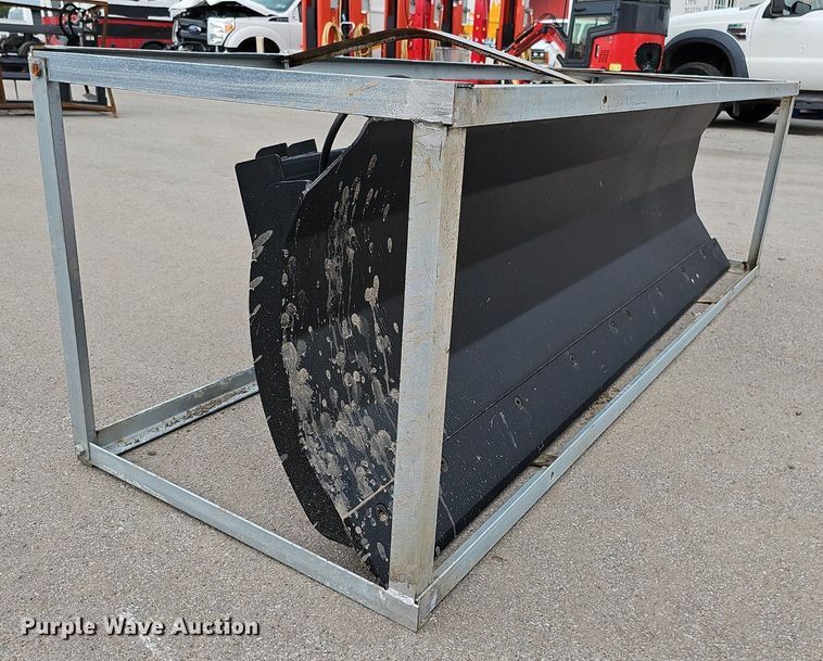 image for item MD9910 86" W skid steer snow plow