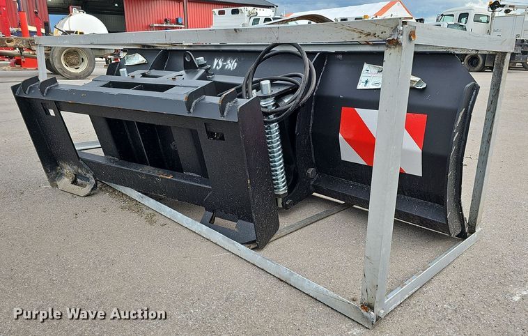 image for item MD9910 86" W skid steer snow plow