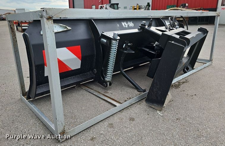 image for item MD9910 86" W skid steer snow plow