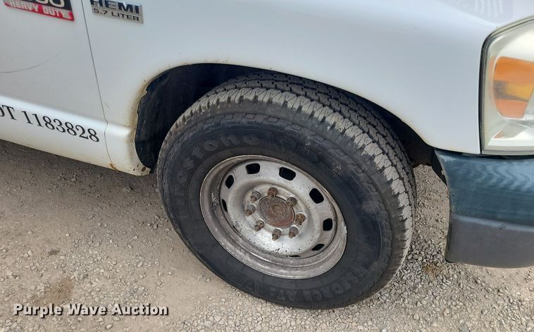 image for item MO9972 2009 Dodge Ram 2500HD  Quad Cab utility bed pickup truck