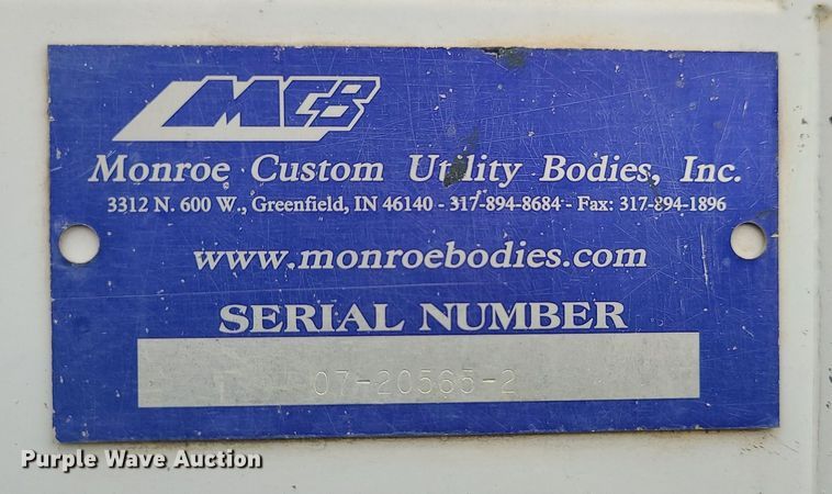 image for item MO9973 2007 Ford F750 Super Duty  utility / service truck