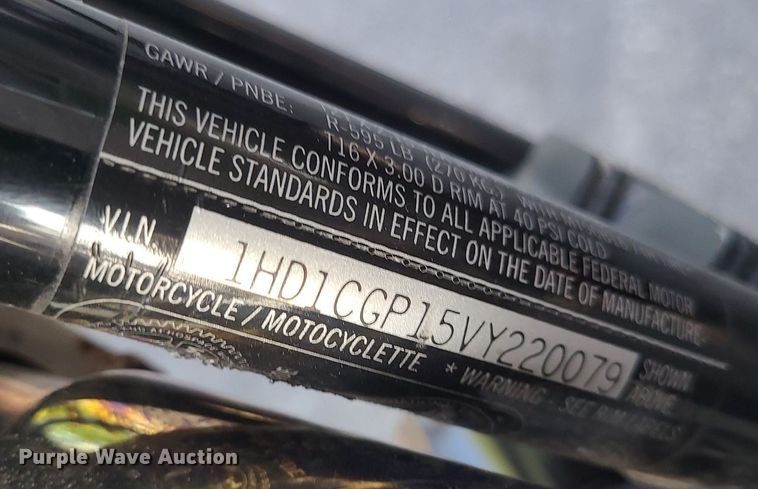 image for item MO9979 1997 Harley Davidson XL 1200C  motorcycle