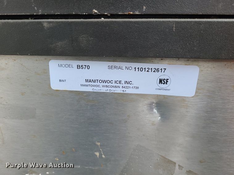 image for item MQ9537 (2) Manitowoc B570 ice makers