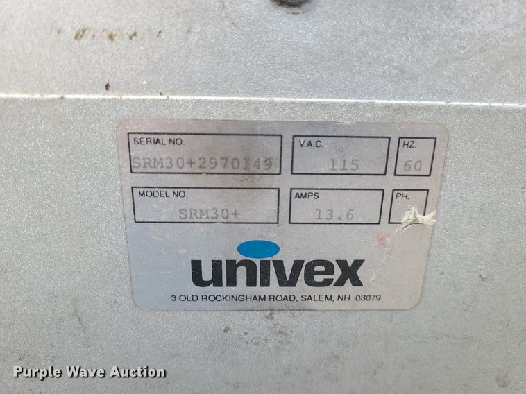image for item MQ9539 Univex SRM30+  mixer