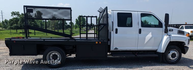 image for item MX9312 2008 Chevrolet C4500  Crew Cab flatbed truck
