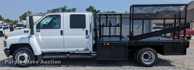image for item MX9312 2008 Chevrolet C4500  Crew Cab flatbed truck