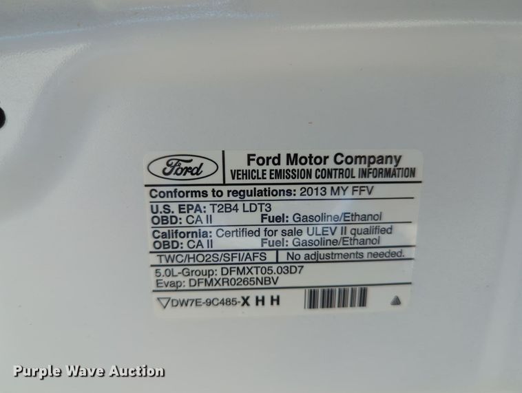 image for item MX9335 2013 Ford F150  SuperCab pickup truck