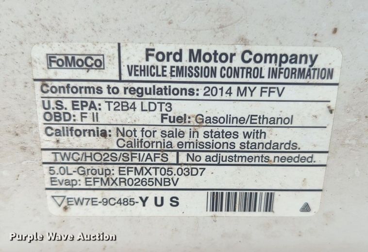 image for item MY9425 2014 Ford F150  SuperCrew pickup truck