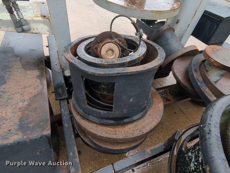 image for item MY9467 Shop built hydraulic press trailer