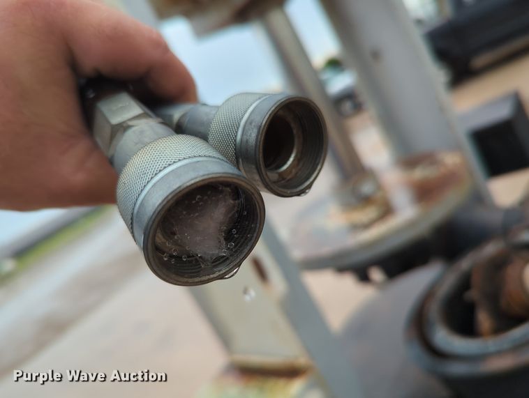 image for item MY9467 Shop built hydraulic press trailer