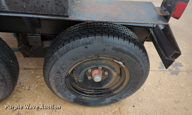 image for item MY9467 Shop built hydraulic press trailer