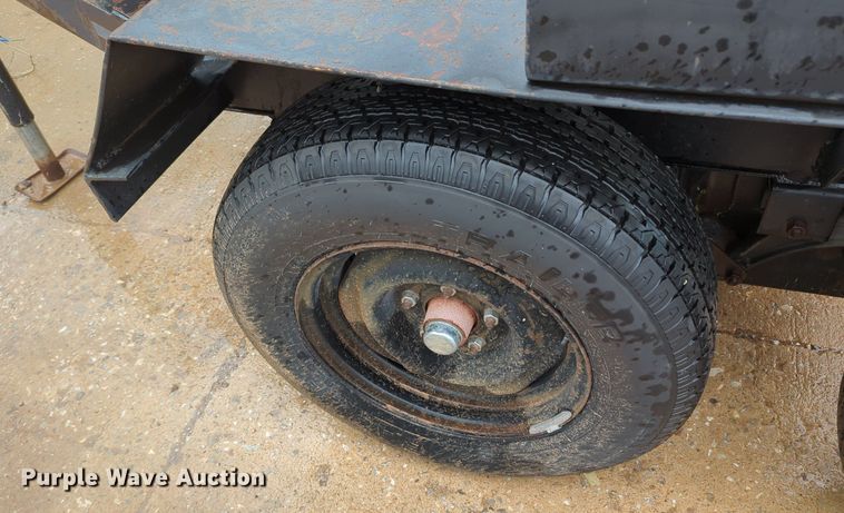 image for item MY9467 Shop built hydraulic press trailer