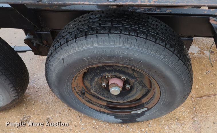 image for item MY9467 Shop built hydraulic press trailer