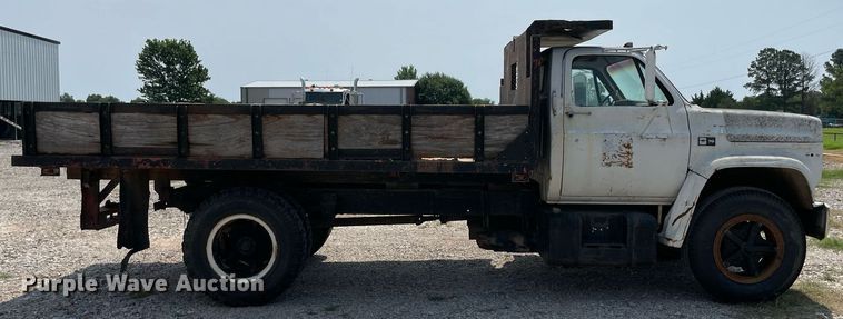 image for item NB9045 1985 Chevrolet 70  dump flatbed truck