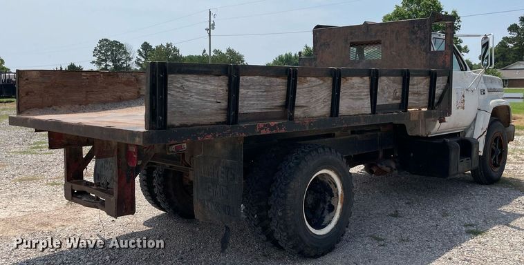 image for item NB9045 1985 Chevrolet 70  dump flatbed truck