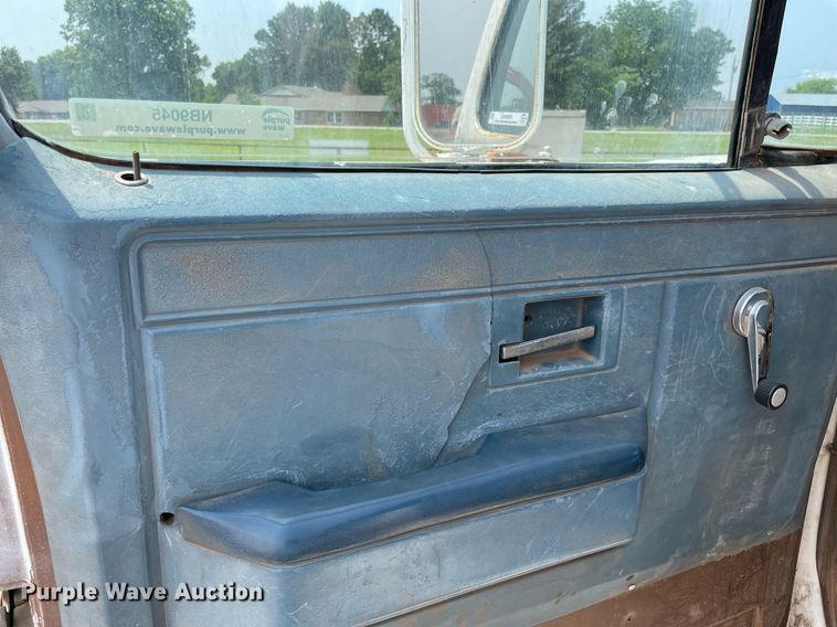 image for item NB9045 1985 Chevrolet 70  dump flatbed truck