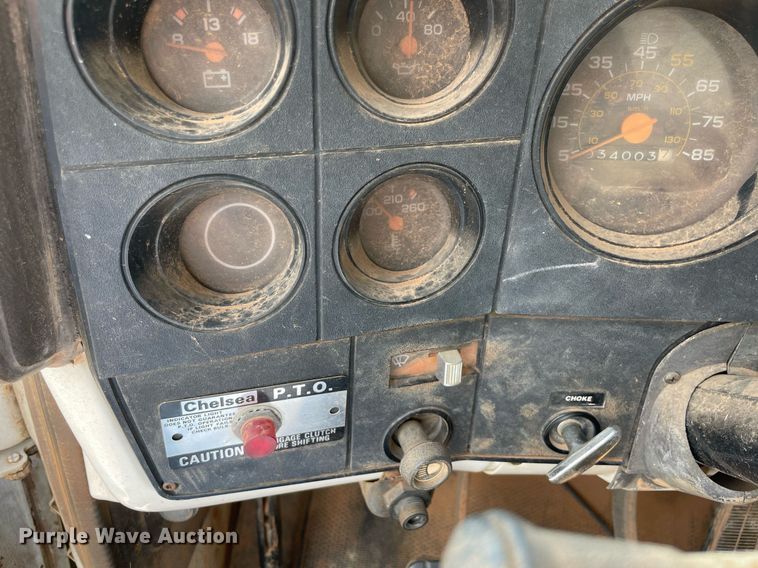 image for item NB9045 1985 Chevrolet 70  dump flatbed truck