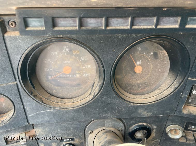 image for item NB9045 1985 Chevrolet 70  dump flatbed truck