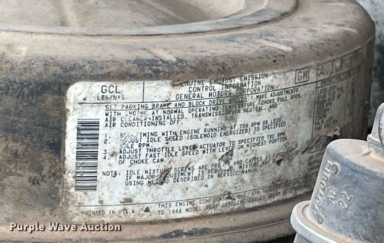 image for item NB9045 1985 Chevrolet 70  dump flatbed truck