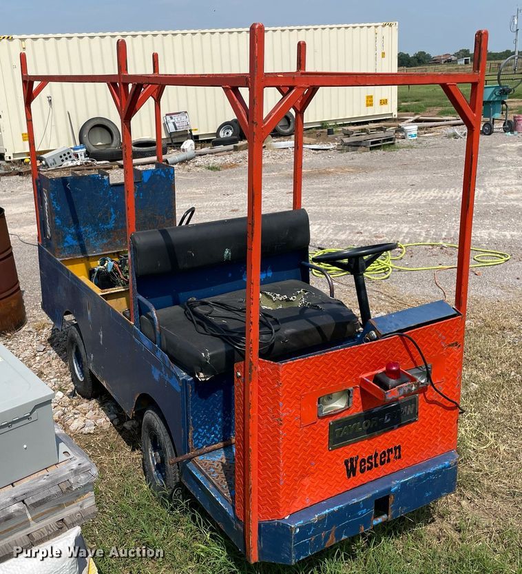 image for item NB9047 Taylor Dunn Western  utility vehicle