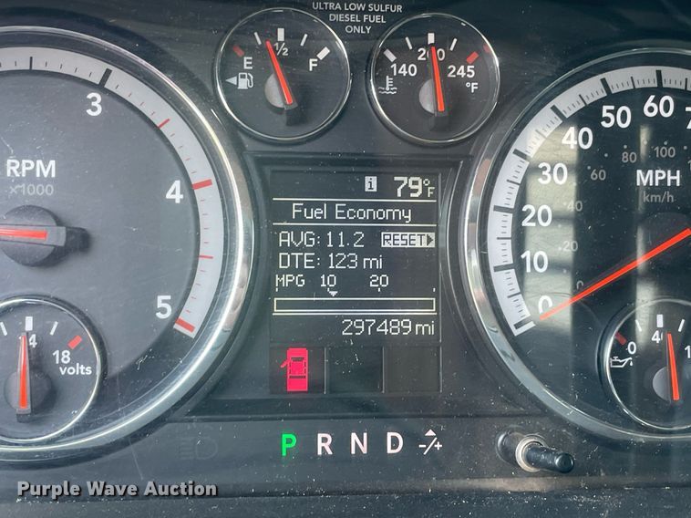 image for item NB9055 2011 Dodge Ram 3500  Crew Cab flatbed pickup truck