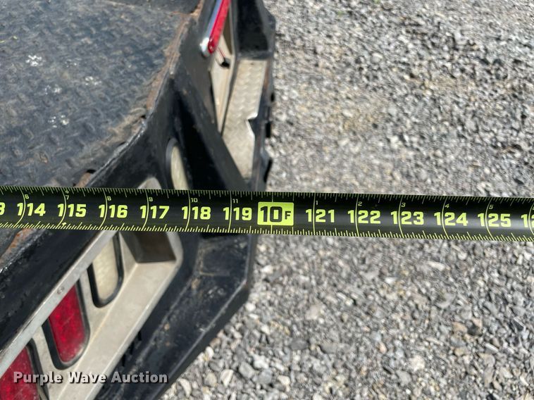 image for item NB9063 2011 GMC Sierra 3500HD  Crew Cab flatbed pickup truck