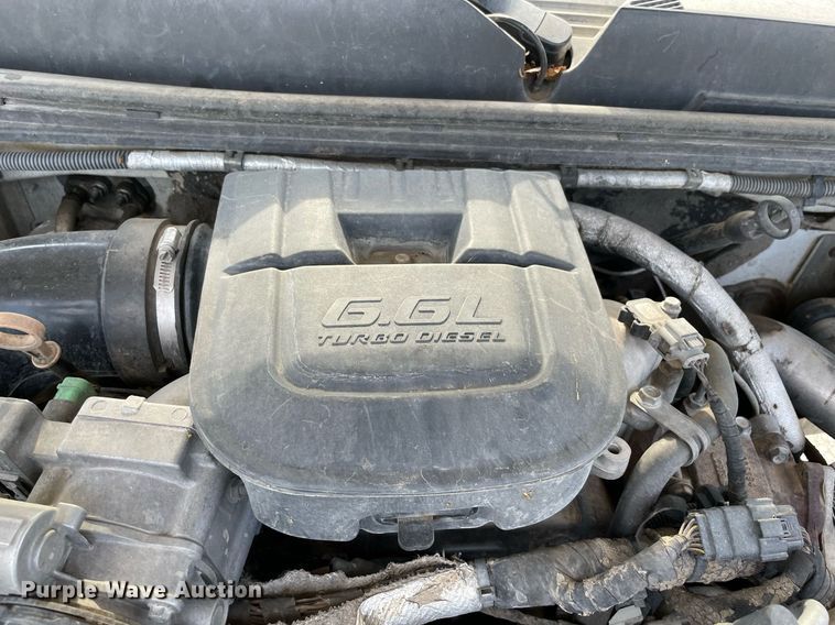 image for item NB9063 2011 GMC Sierra 3500HD  Crew Cab flatbed pickup truck