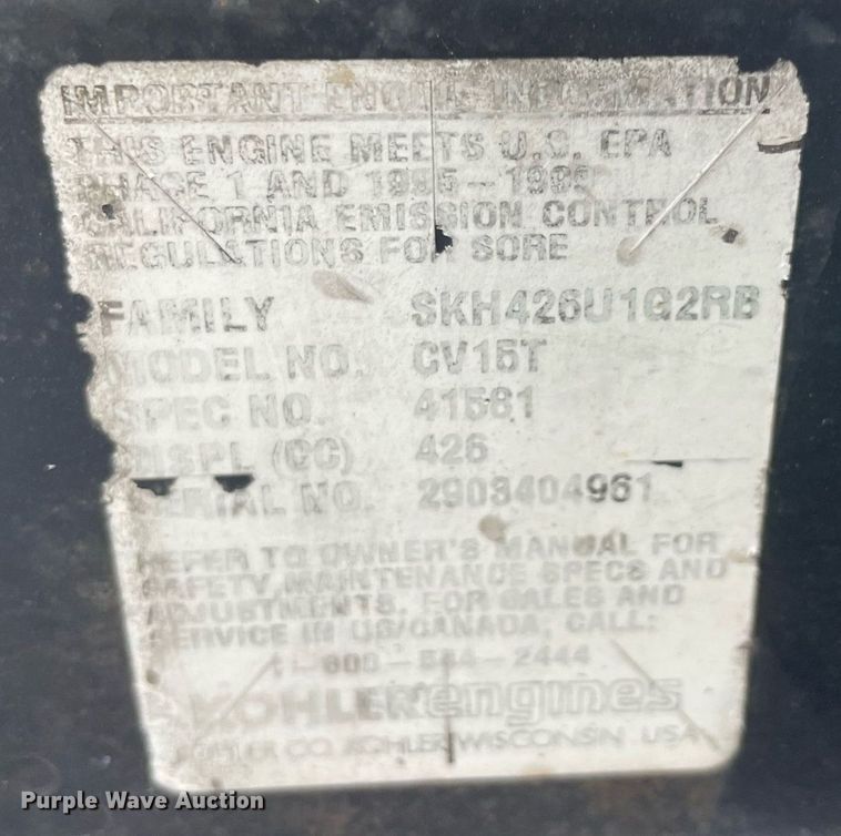 image for item NB9081 Scag SWZU35-15KH  ZTR lawn mower