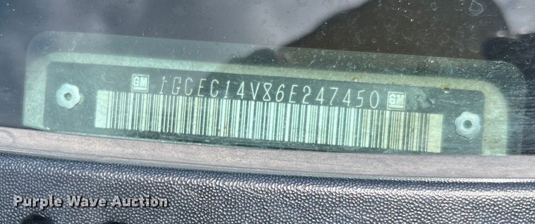 image for item NE9031 2006 Chevrolet Silverado 1500  pickup truck