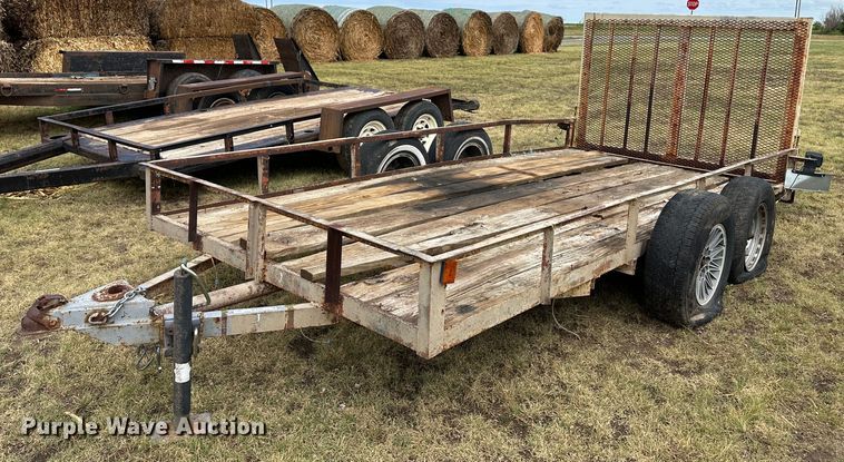 image for item NE9046 Shop built  equipment trailer