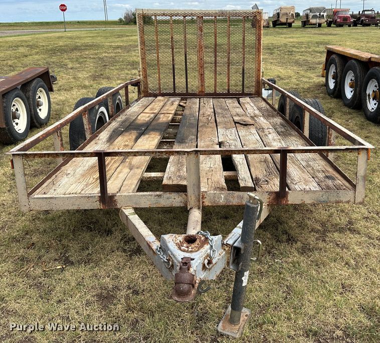image for item NE9046 Shop built  equipment trailer
