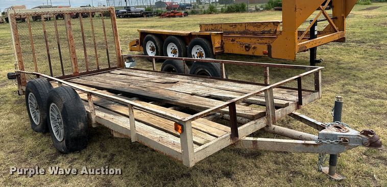 image for item NE9046 Shop built  equipment trailer