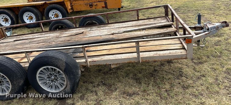 image for item NE9046 Shop built  equipment trailer