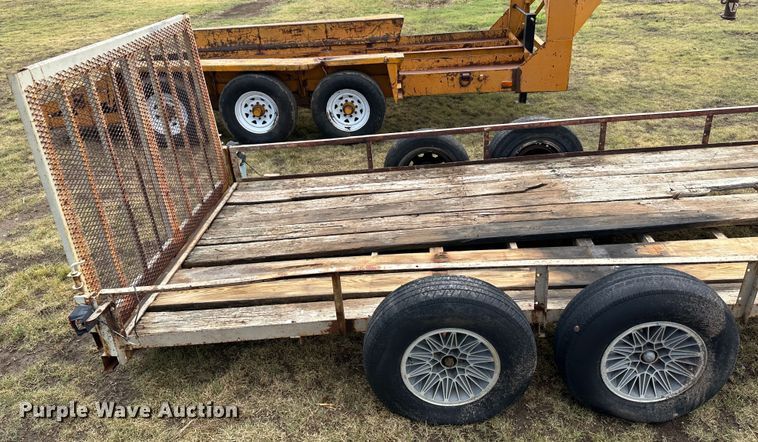 image for item NE9046 Shop built  equipment trailer