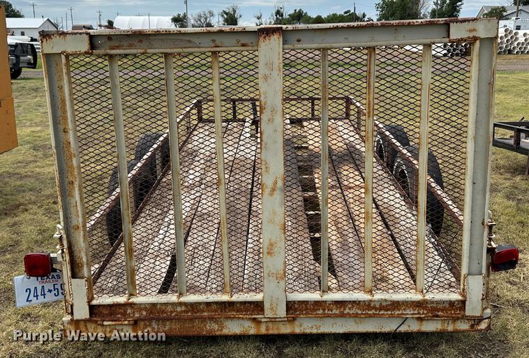 image for item NE9046 Shop built  equipment trailer