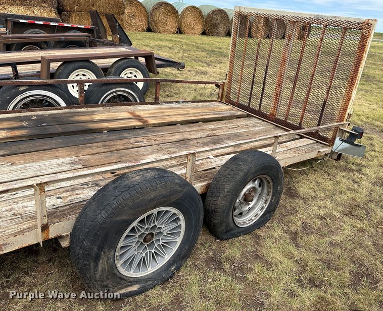 image for item NE9046 Shop built  equipment trailer