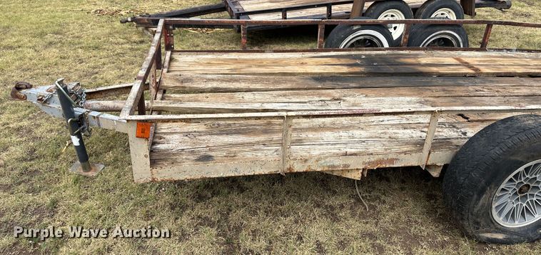 image for item NE9046 Shop built  equipment trailer