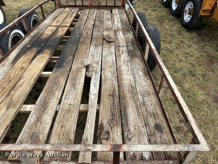 image for item NE9046 Shop built  equipment trailer