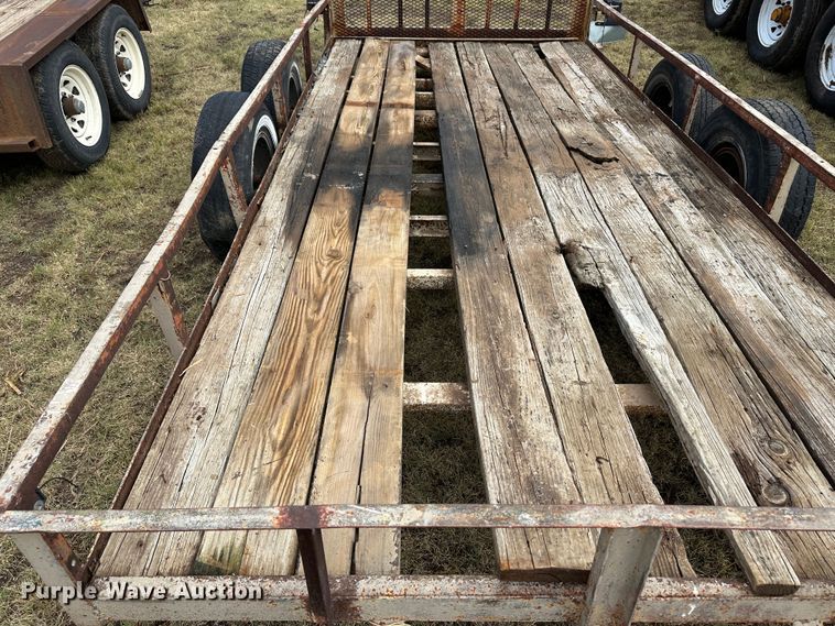 image for item NE9046 Shop built  equipment trailer