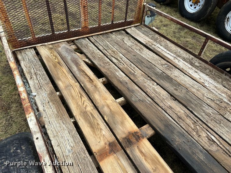 image for item NE9046 Shop built  equipment trailer