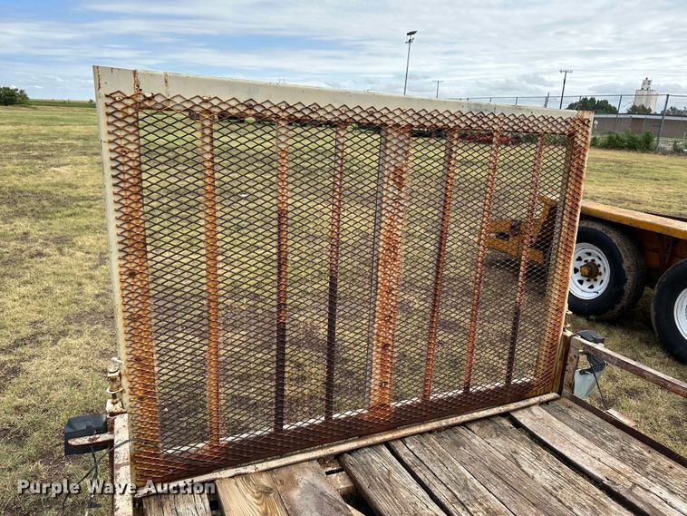 image for item NE9046 Shop built  equipment trailer